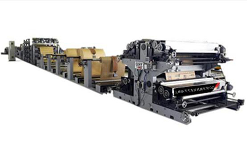 Fully automatic multiply kraft paper bag tube machine